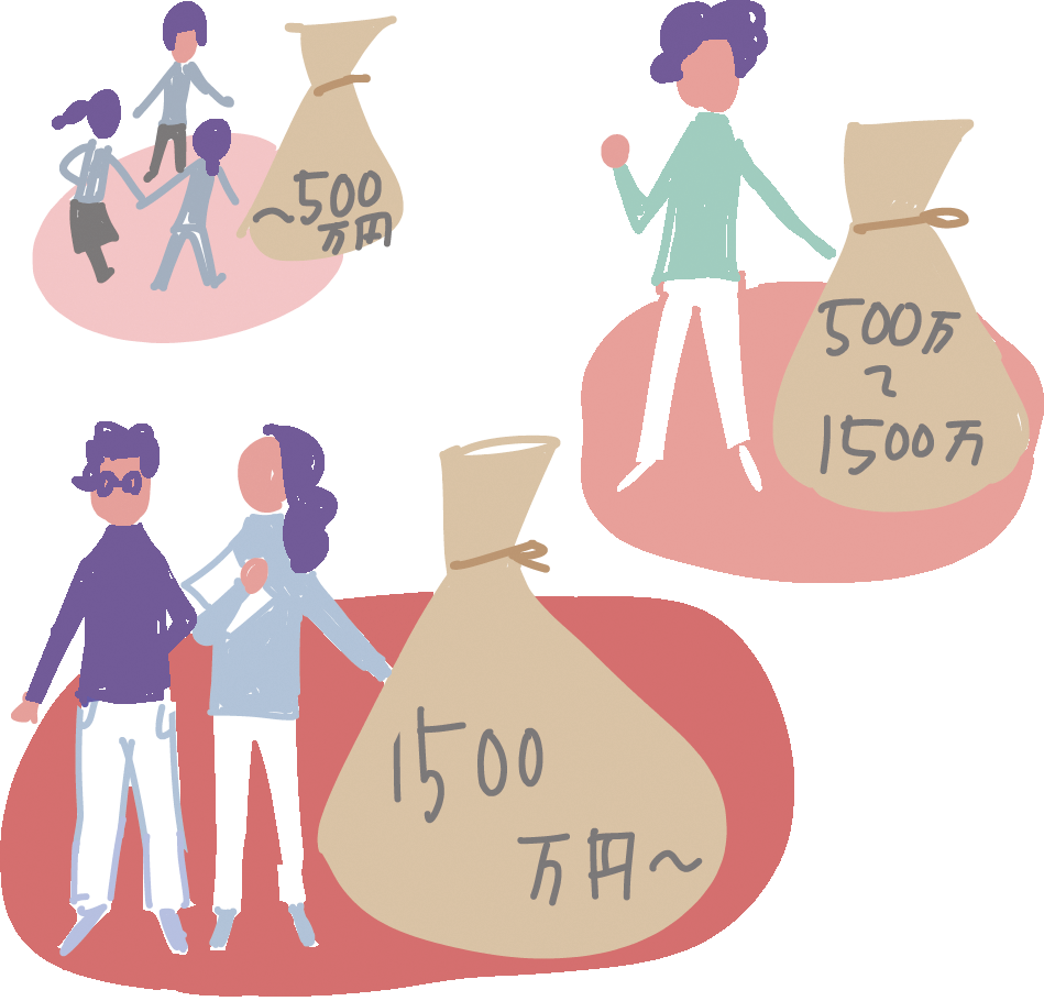 伴走と資金支援を表すイラスト